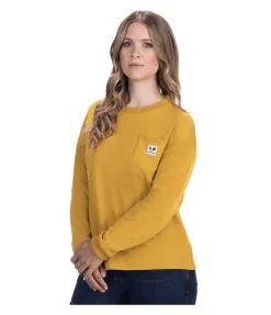 Best T-shirt à manches longues en coton Sooke Femme T-Shirts À Manches Longues