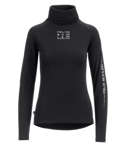 Outlet T-shirt col roulé en stretch Performance à manches longues Jonna Femme T-Shirts À Manches Longues