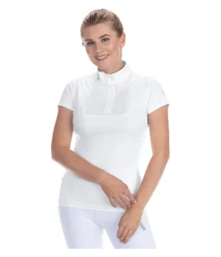 T-shirt de concours fonctionnel Cara Femme T-Shirts À Manches Courtes|Hauts D'Équitation De Concours