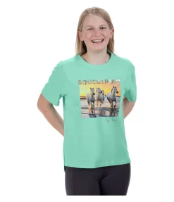 Hot T-shirt Enfant Coucher de soleil Enfant T-Shirts À Manches Courtes Enfants