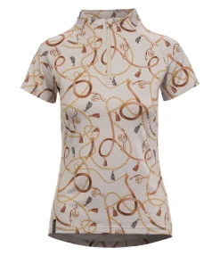 Clearance T-shirt fonctionnel zippé Callie Femme T-Shirts À Manches Courtes