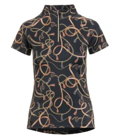 Hot T-shirt fonctionnel zippé Callie Femme T-Shirts À Manches Courtes