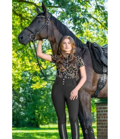 Hot T-shirt fonctionnel zippé Callie Femme T-Shirts À Manches Courtes