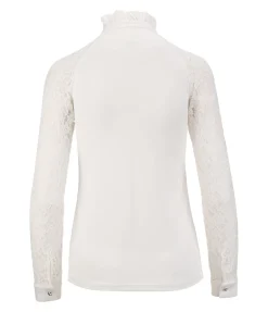 Clearance T-shirt technique de concours à manches longues Jule II Femme Hauts D'Équitation De Concours