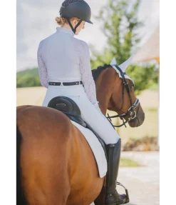 Clearance T-shirt technique de concours à manches longues Jule II Femme Hauts D'Équitation De Concours