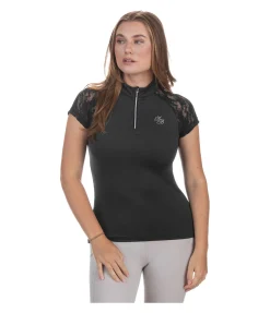 Best T-shirt technique zippé Christine Femme T-Shirts À Manches Courtes