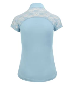 New T-shirt technique zippé Christine Femme T-Shirts À Manches Courtes