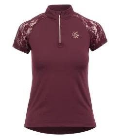 Hot T-shirt technique zippé Christine Femme T-Shirts À Manches Courtes