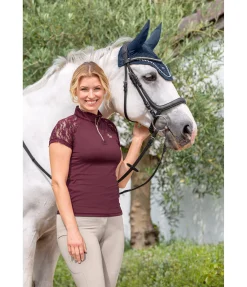 Hot T-shirt technique zippé Christine Femme T-Shirts À Manches Courtes