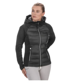 Veste bi-matière à capuche Jolie Femme Vestes & Manteaux