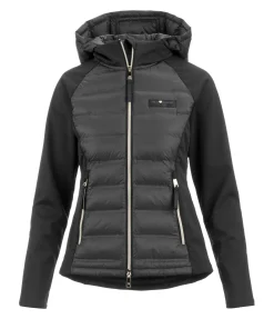 Veste bi-matière à capuche Jolie Femme Vestes & Manteaux