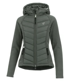 Clearance Veste bi-matière à capuche Elisa Femme Vestes Sweat, Vestes Polaire & Hoodies