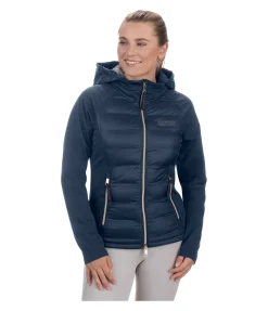 Discount Veste bi-matière à capuche Jolie Femme Vestes & Manteaux