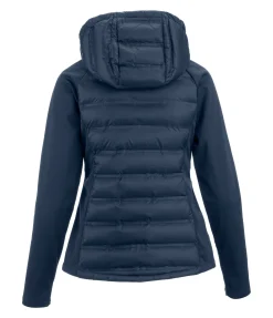 Discount Veste bi-matière à capuche Jolie Femme Vestes & Manteaux