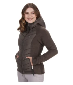 Outlet Veste bi-matière à capuche Elisa Femme Vestes Sweat, Vestes Polaire & Hoodies