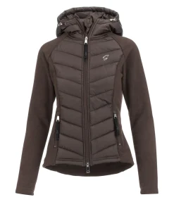 Outlet Veste bi-matière à capuche Elisa Femme Vestes Sweat, Vestes Polaire & Hoodies