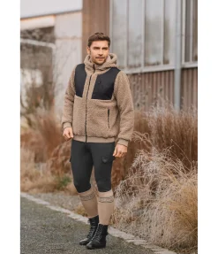 Sale Veste bi-matière avec polaire Teddy homme Ottawa Homme Vestes D'Équitation Homme