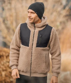 Sale Veste bi-matière avec polaire Teddy homme Ottawa Homme Vestes D'Équitation Homme