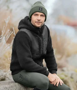 Veste bi-matière avec polaire Teddy homme Ottawa Homme Vestes D'Équitation Homme