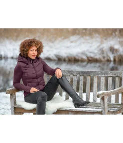 Clearance Veste d'équitation bi-matière à capuche Melli Femme Vestes & Manteaux