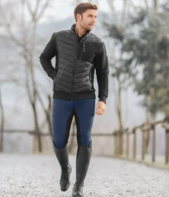 Hot Veste d'équitation bi-matière homme Porto Homme Vestes D'Équitation Homme