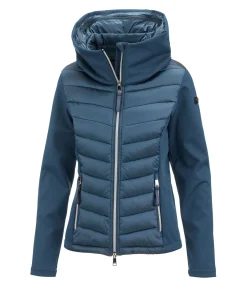 Online Veste d'équitation bi-matière à capuche Cora Femme Vestes & Manteaux