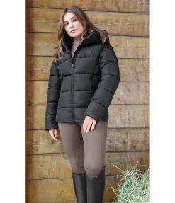 Outlet Veste d'équitation matelassée à capuche Leela II Femme Vestes & Manteaux