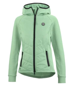 Clearance Veste stretch bi-matière à capuche Lene Femme Vestes & Manteaux