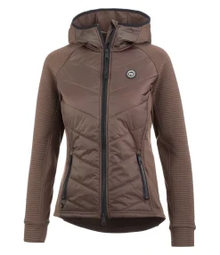 Hot Veste stretch bi-matière à capuche Lene Femme Vestes & Manteaux