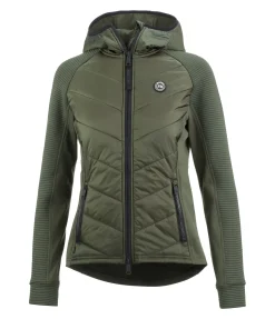 Online Veste stretch bi-matière à capuche Lene Femme Vestes & Manteaux